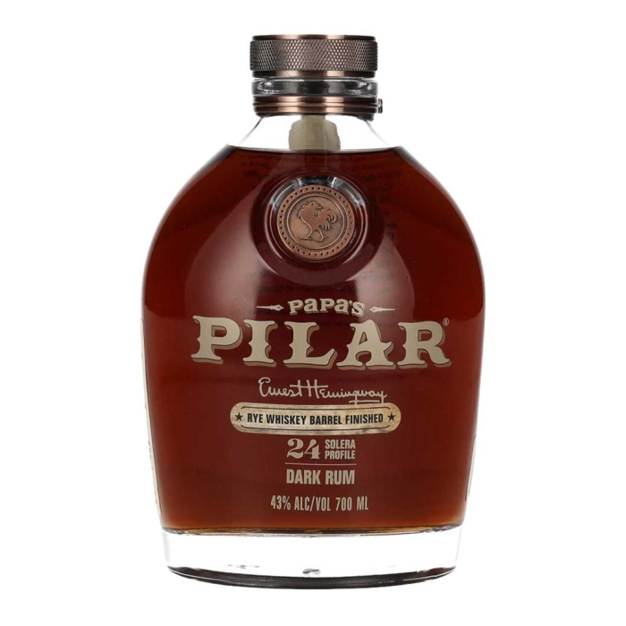 PAPA'S PILAR 24 SOLERA RYE WHISKEY BARREL FINISHED RUM 700ml