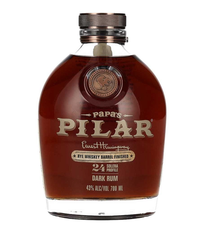 PAPA'S PILAR 24 SOLERA RYE WHISKEY BARREL FINISHED RUM 700ml