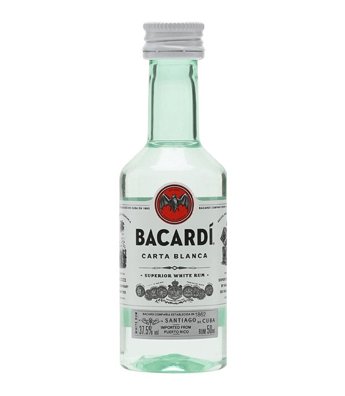 BACARDI CARTA BLANCA RUM ΜΙΝΙΑΤΟΥΡΑ 50ml