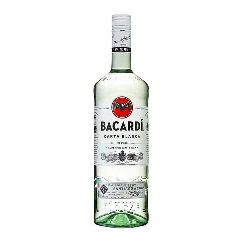 BACARDI CARTA BLANCA RUM 1LT