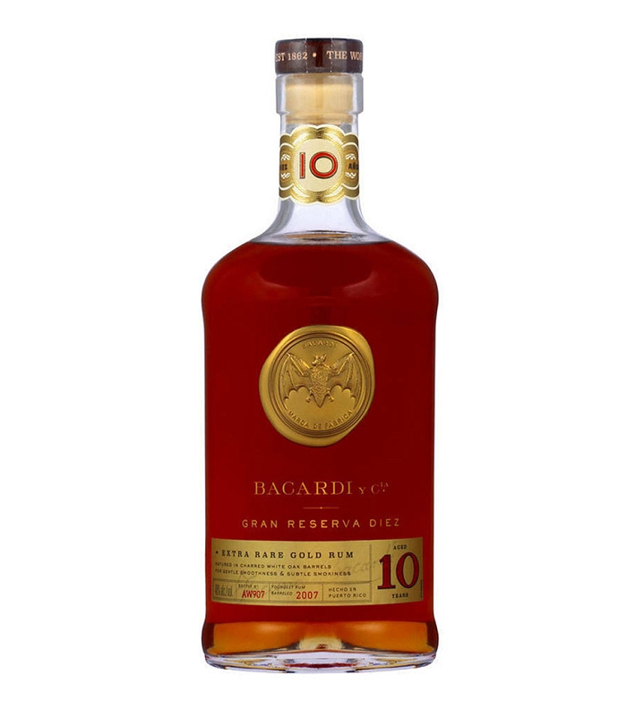 BACARDI GRAN RESERVA DIEZ (10 Y.O) RUM 700ml
