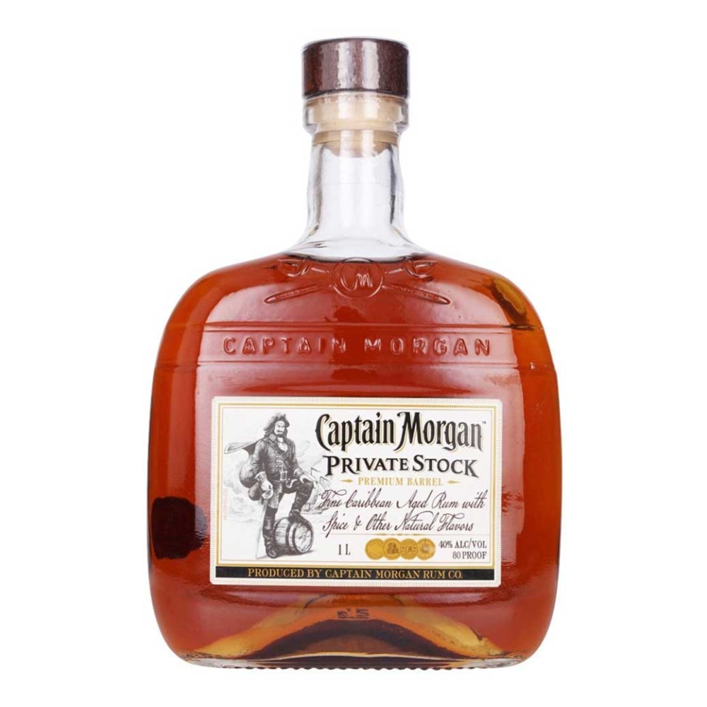 CAPTAIN MORGAN PRIVATE STOCK RUM 1LT