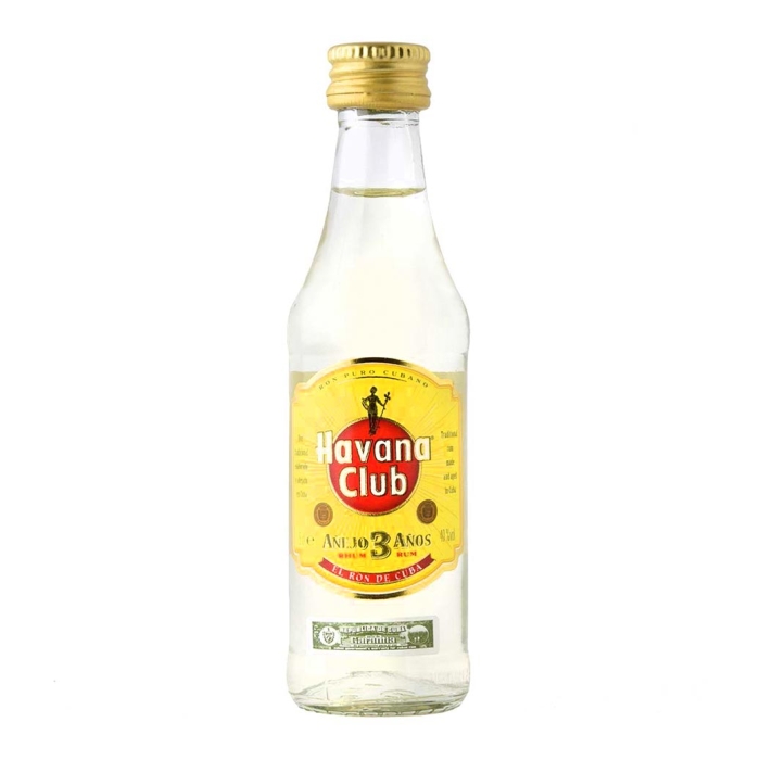 HAVANA CLUB BLANCO 3 Y.O RUM ΜΙΝΙΑΤΟΥΡΑ 50ml