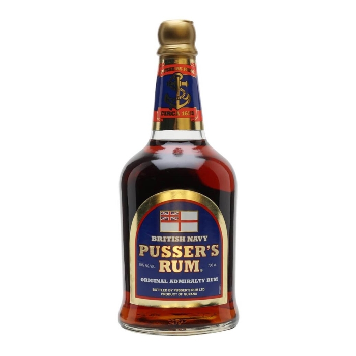 PUSSER'S ORIGINAL ADMIRALTY BLEND (BLUE LABEL) RUM 700ml