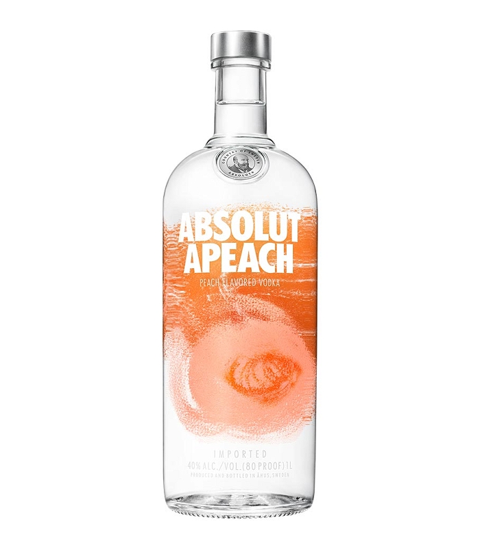 ABSOLUT APEACH VODKA 1LT