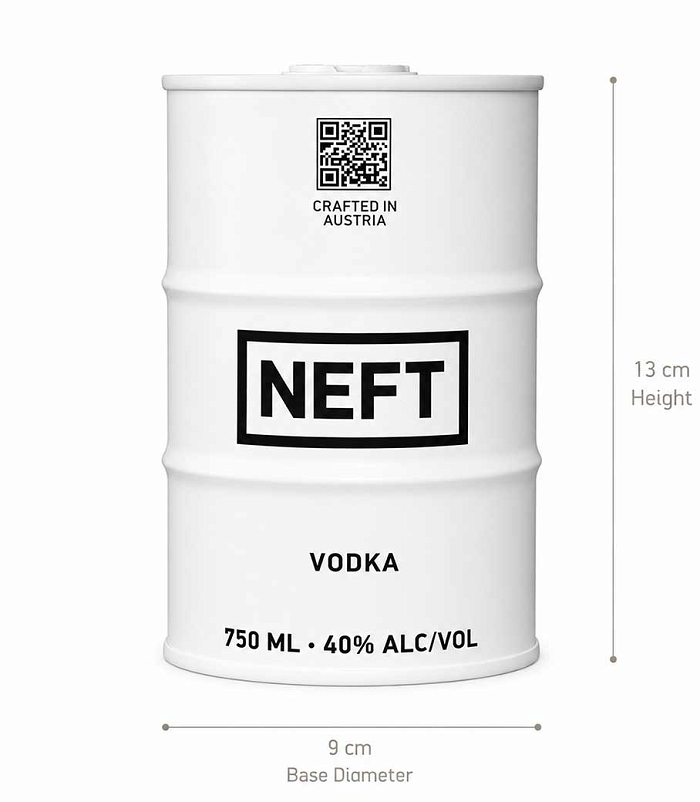 NEFT WHITE BARREL VODKA 700ml