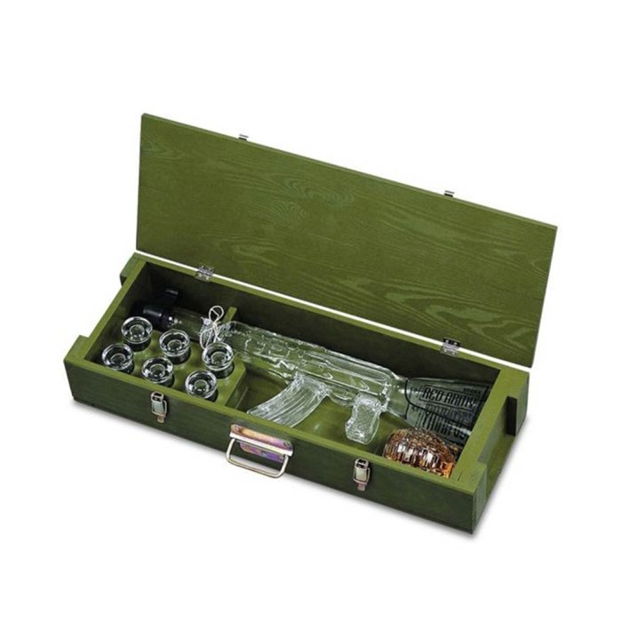 KALASHNIKOV RED ARMY VODKA  / GRENADE  / 6 SHOTS 1.2 LT