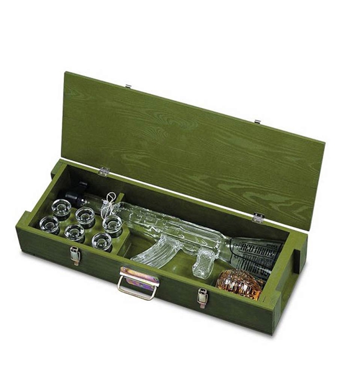 KALASHNIKOV RED ARMY VODKA  / GRENADE  / 6 SHOTS 1.2 LT