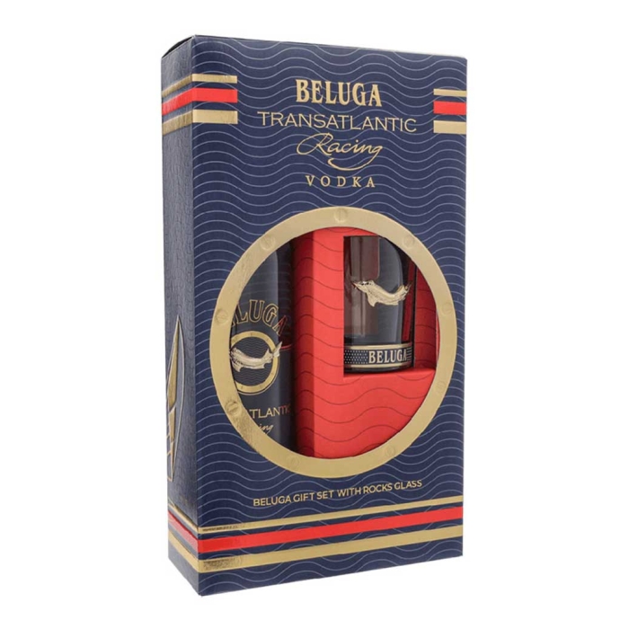 BELUGA TRANSATLANTIC RACING (GIFT PACK WITH ROCKS GLASS) VODKA 700ml