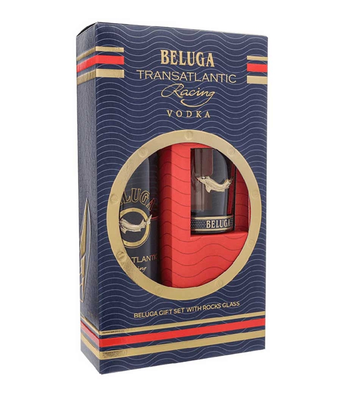 BELUGA TRANSATLANTIC RACING (GIFT PACK WITH ROCKS GLASS) VODKA 700ml