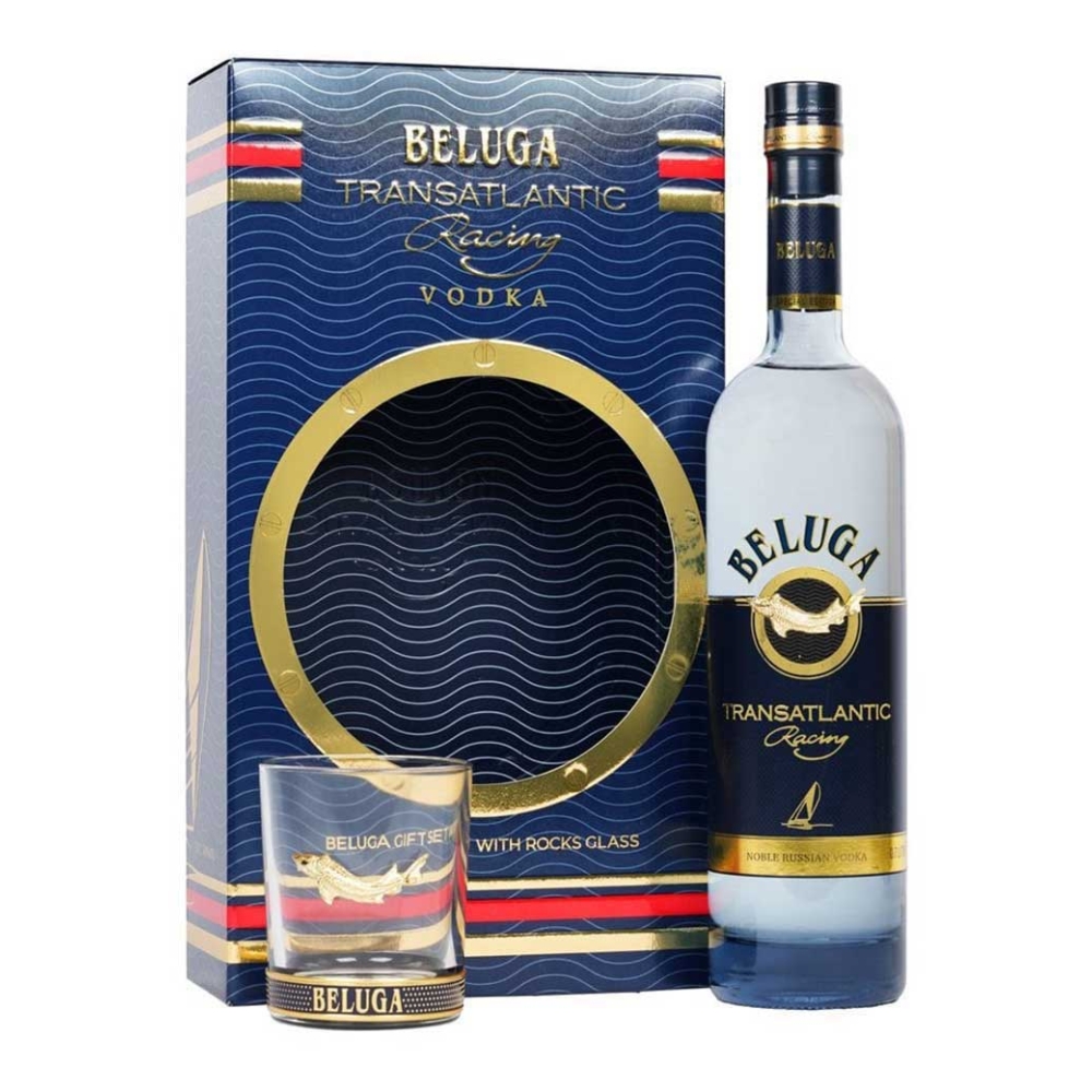 BELUGA TRANSATLANTIC RACING (GIFT PACK WITH ROCKS GLASS) VODKA 700ml