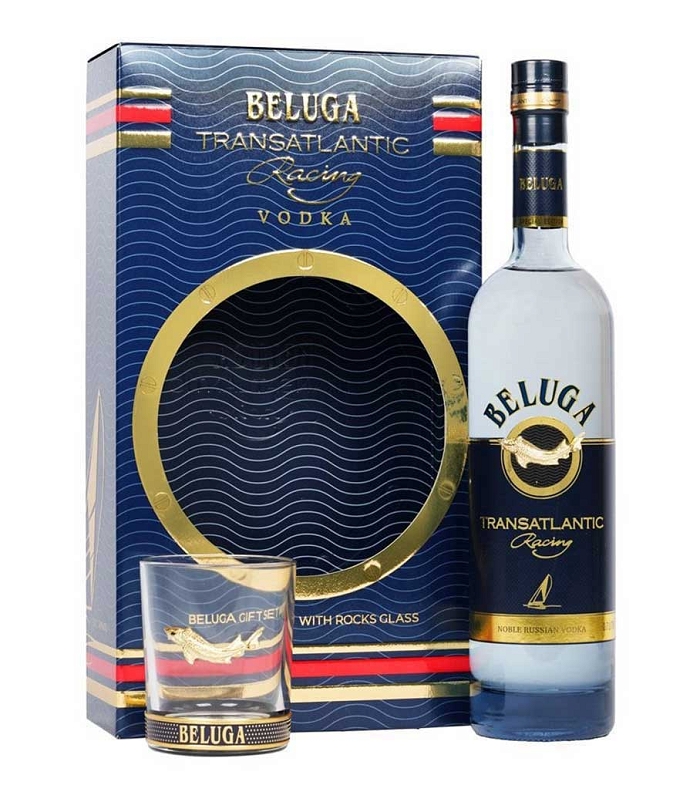 BELUGA TRANSATLANTIC RACING (GIFT PACK WITH ROCKS GLASS) VODKA 700ml