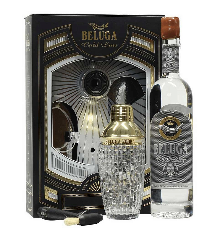 BELUGA GOLD LINE (GIFT PACK WITH SHAKER) VODKA 700ml