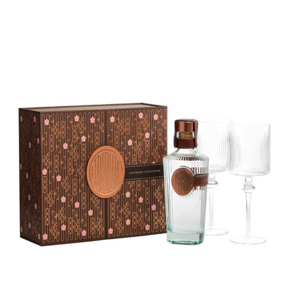 LE TRIBUTE GIFT PACK (2 SIGNATURE GLASSES) GIN 700ml