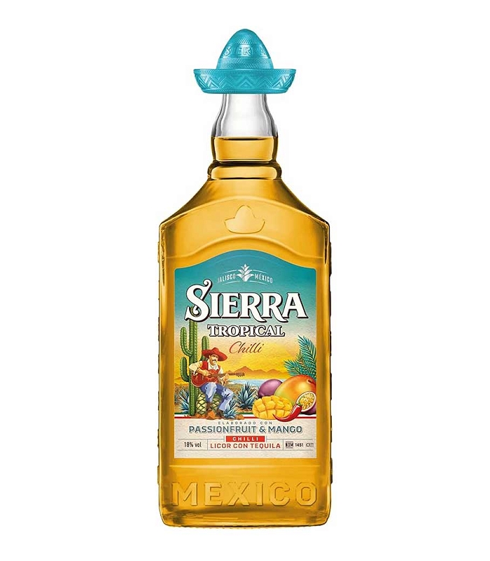 SIERRA TROPICAL CHILLI LIQUEUR TEQUILA 700ml