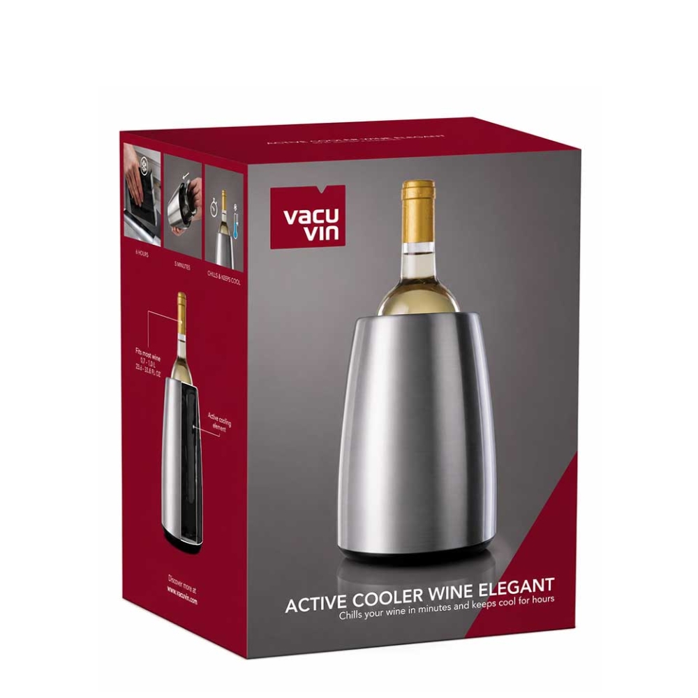 VACU VIN PRESTIGE INOX WINE COOLER