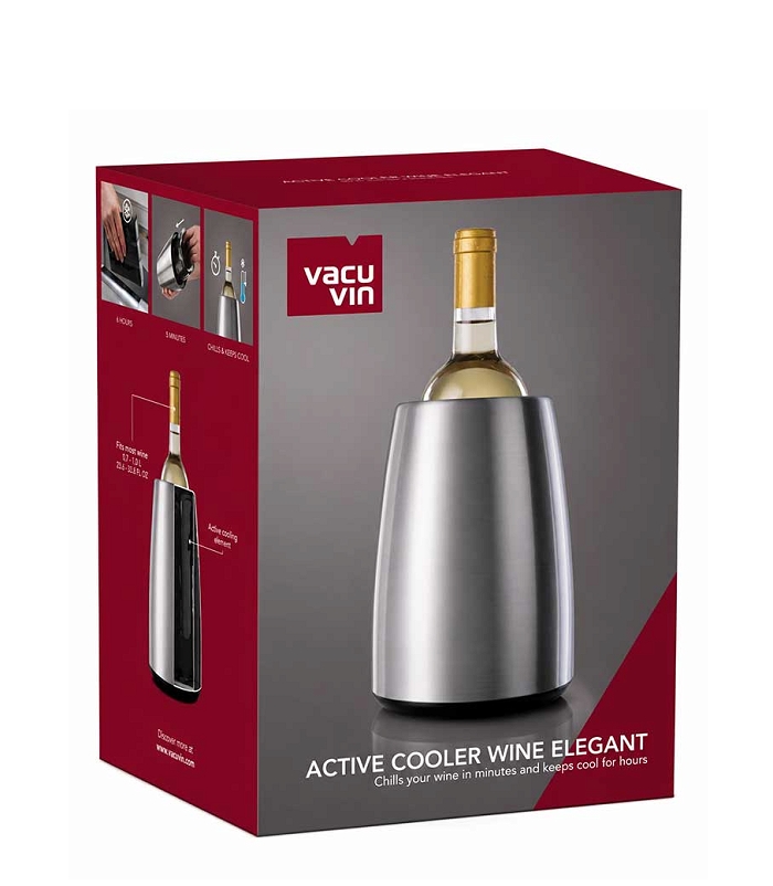 VACU VIN PRESTIGE INOX WINE COOLER