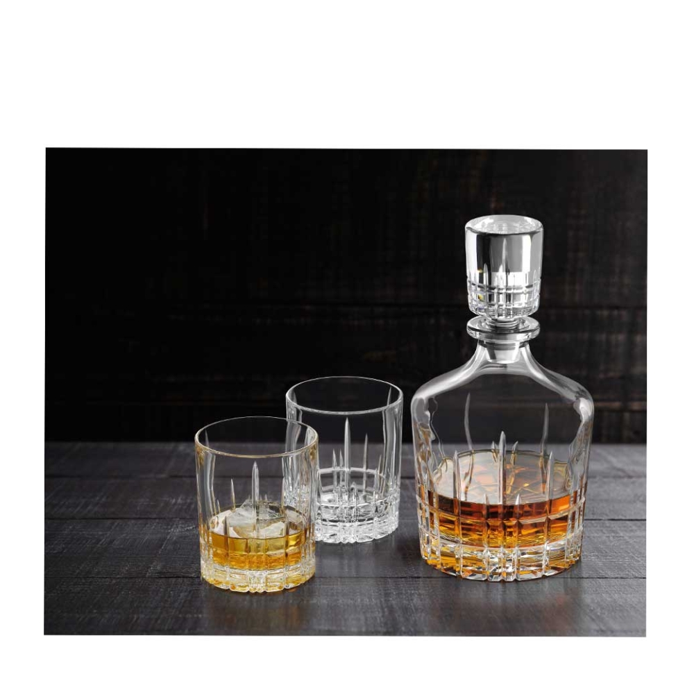 SPIEGELAU PERFECT WHISKY SET (DECANTER + 2 GLASSES)