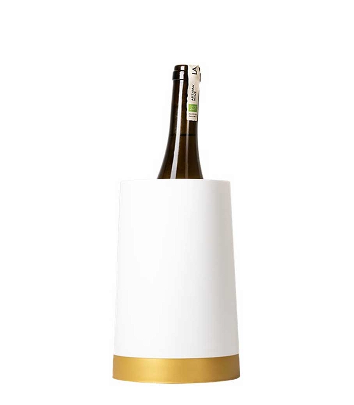 PULLTEX WINE & CHAMPAGNE WHITE WITH GOLD COOLER